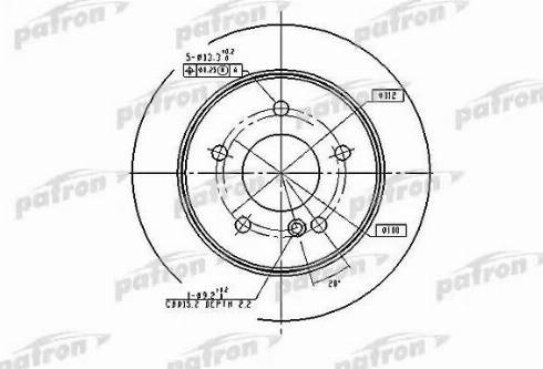 Patron PBD2653 - Disque de frein cwaw.fr