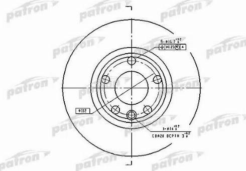 Patron PBD2665 - Disque de frein cwaw.fr