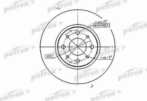 Patron PBD2686 - Disque de frein cwaw.fr