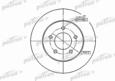 Patron PBD2678 - Disque de frein cwaw.fr