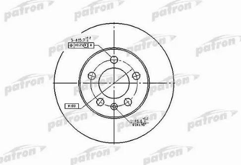 Patron PBD2803 - Disque de frein cwaw.fr