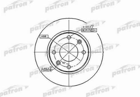 Patron PBD2815 - Disque de frein cwaw.fr