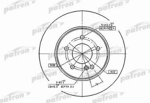 Patron PBD2813 - Disque de frein cwaw.fr