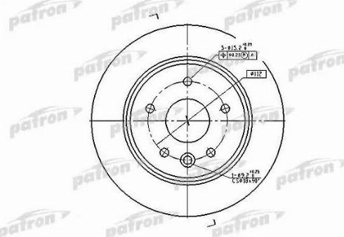 Patron PBD2794 - Disque de frein cwaw.fr