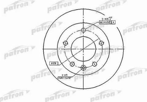 Patron PBD2790 - Disque de frein cwaw.fr