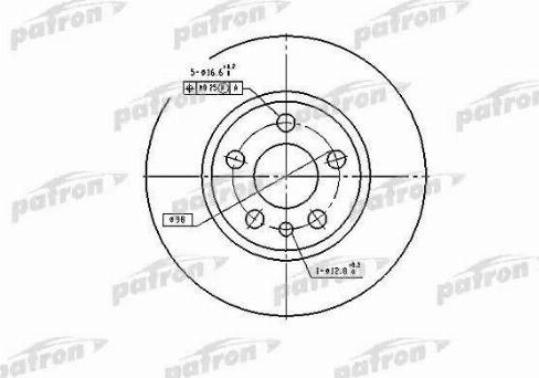 Patron PBD2754 - Disque de frein cwaw.fr