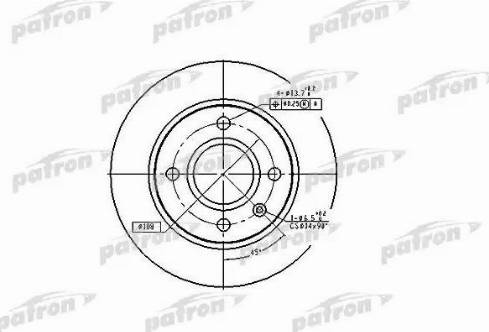 Patron PBD2753 - Disque de frein cwaw.fr