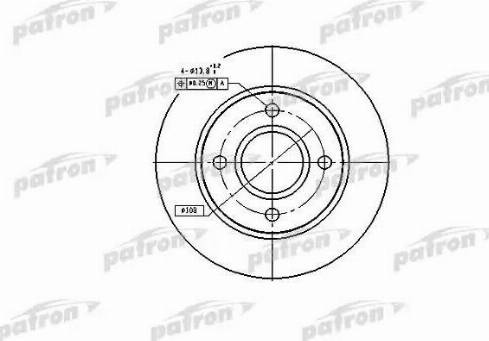 Patron PBD2752 - Disque de frein cwaw.fr