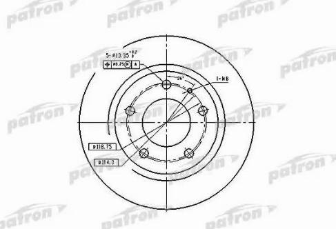 Patron PBD2705 - Disque de frein cwaw.fr