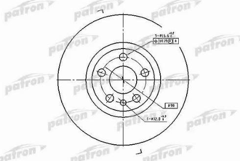 Patron PBD2716 - Disque de frein cwaw.fr