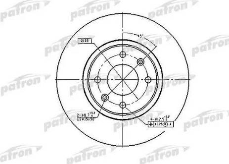 Patron PBD2782 - Disque de frein cwaw.fr