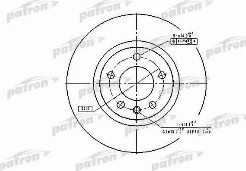 Patron PBD2720 - Disque de frein cwaw.fr