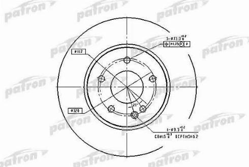 Patron PBD2779 - Disque de frein cwaw.fr