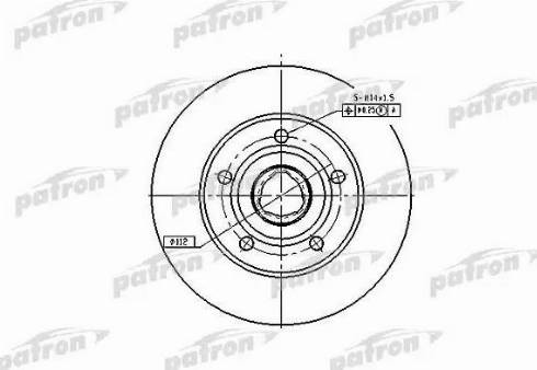 Patron PBD2771 - Disque de frein cwaw.fr