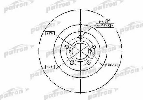 Patron PBD7004 - Disque de frein cwaw.fr