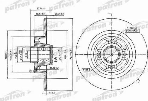 Patron PBD7018 - Disque de frein cwaw.fr