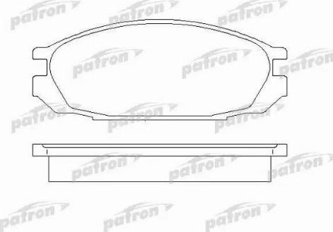 Patron PBP937 - Kit de plaquettes de frein, frein à disque cwaw.fr