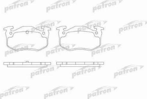 Patron PBP877 - Kit de plaquettes de frein, frein à disque cwaw.fr