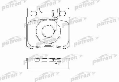 Patron PBP644 - Kit de plaquettes de frein, frein à disque cwaw.fr