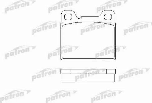 Patron PBP704 - Kit de plaquettes de frein, frein à disque cwaw.fr