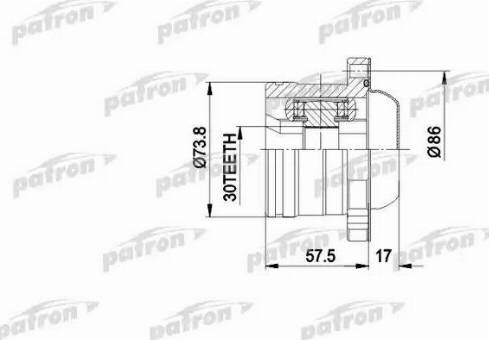 Patron PCV5002 - Jeu de joints, arbre de transmission cwaw.fr