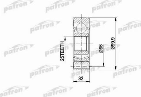 Patron PCV1005 - Jeu de joints, arbre de transmission cwaw.fr