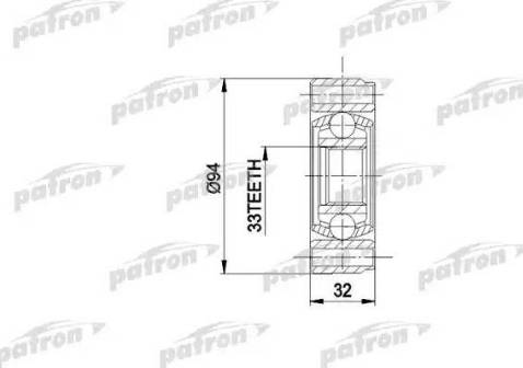 Patron PCV3004 - Jeu de joints, arbre de transmission cwaw.fr