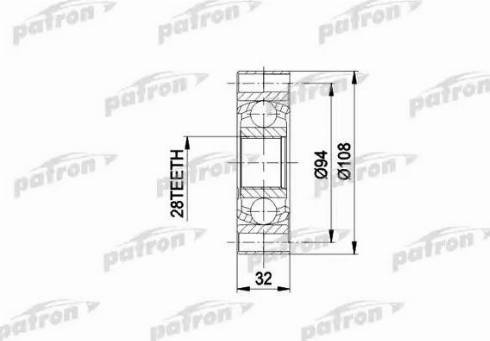 Patron PCV3014 - Jeu de joints, arbre de transmission cwaw.fr