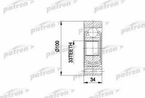 Patron PCV3010 - Jeu de joints, arbre de transmission cwaw.fr