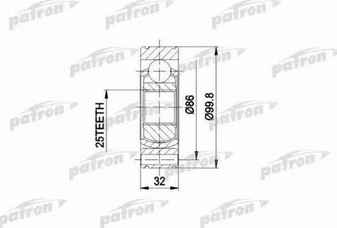 Patron PCV3020 - Jeu de joints, arbre de transmission cwaw.fr