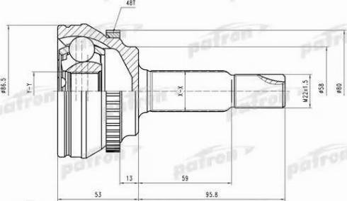 Patron PCV2131 - Jeu de joints, arbre de transmission cwaw.fr