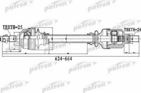 Patron PDS0482 - Arbre de transmission cwaw.fr