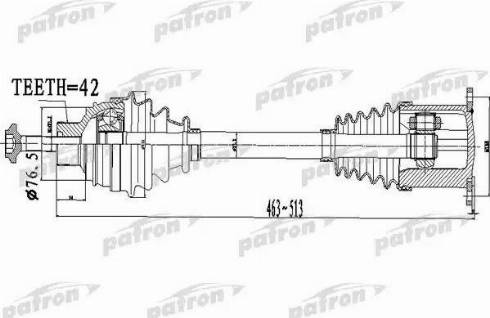 Patron PDS0478 - Arbre de transmission cwaw.fr