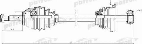 Patron PDS0587 - Arbre de transmission cwaw.fr