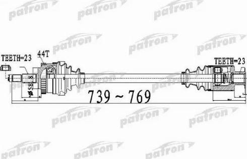 Patron PDS0530 - Arbre de transmission cwaw.fr