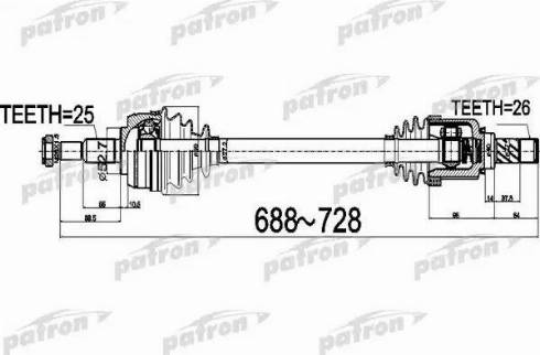 Patron PDS0529 - Arbre de transmission cwaw.fr