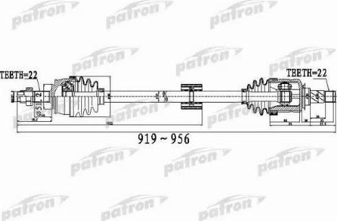 Patron PDS0527 - Arbre de transmission cwaw.fr