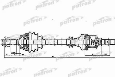 Patron PDS0058 - Arbre de transmission cwaw.fr