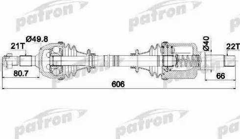 Patron PDS0080 - Arbre de transmission cwaw.fr