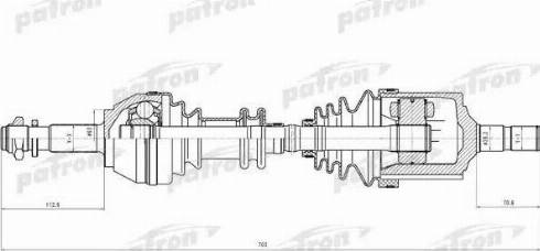 Patron PDS0082 - Arbre de transmission cwaw.fr