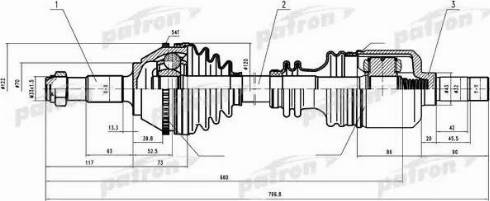 Patron PDS0160 - Arbre de transmission cwaw.fr