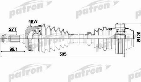 Patron PDS0185 - Arbre de transmission cwaw.fr