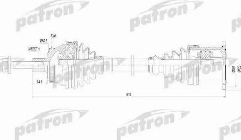 Patron PDS0186 - Arbre de transmission cwaw.fr