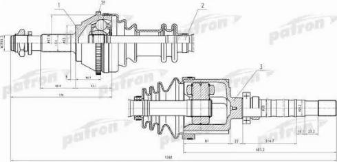 Patron PDS0129 - Arbre de transmission cwaw.fr