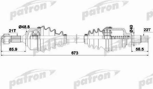 Patron PDS0126 - Arbre de transmission cwaw.fr