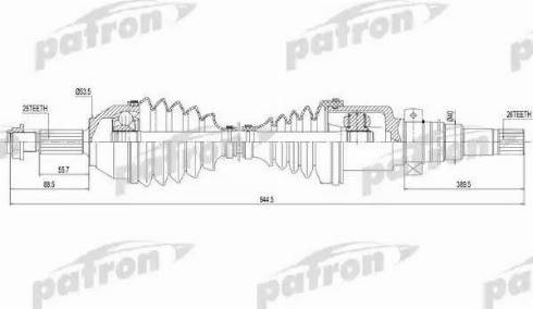 Patron PDS0179 - Arbre de transmission cwaw.fr