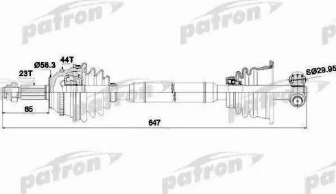 Patron PDS0299 - Arbre de transmission cwaw.fr