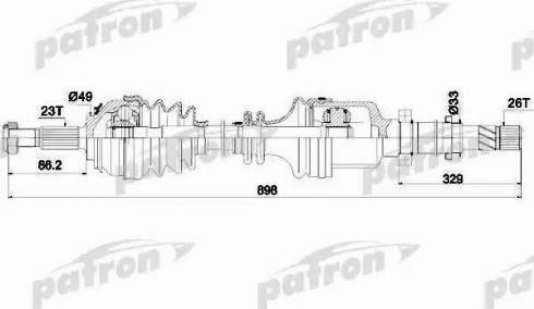 Patron PDS0242 - Arbre de transmission cwaw.fr