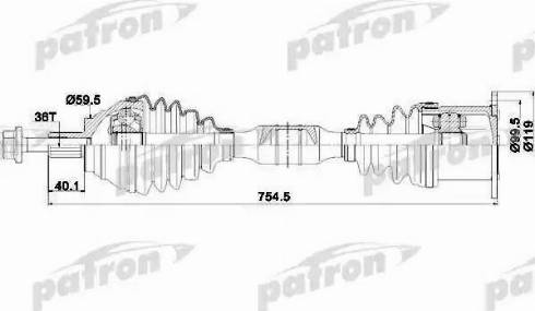 Patron PDS0254 - Arbre de transmission cwaw.fr