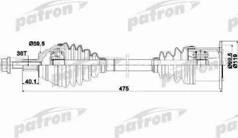 Patron PDS0251 - Arbre de transmission cwaw.fr